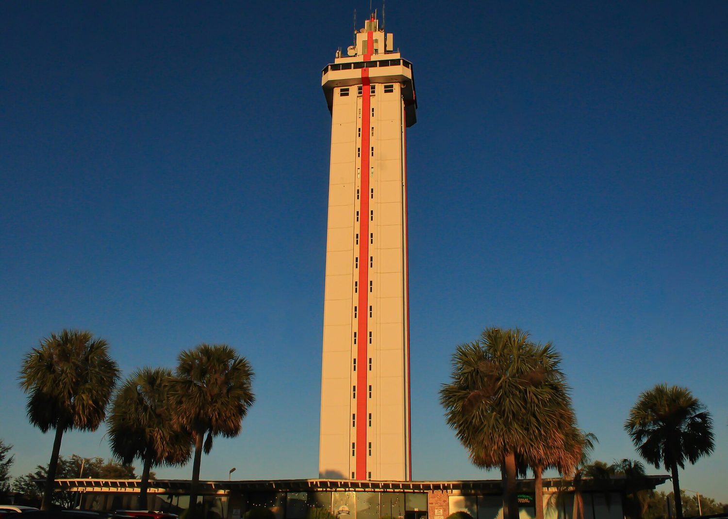 Citrus Tower at sunset in Clermont, Florida.